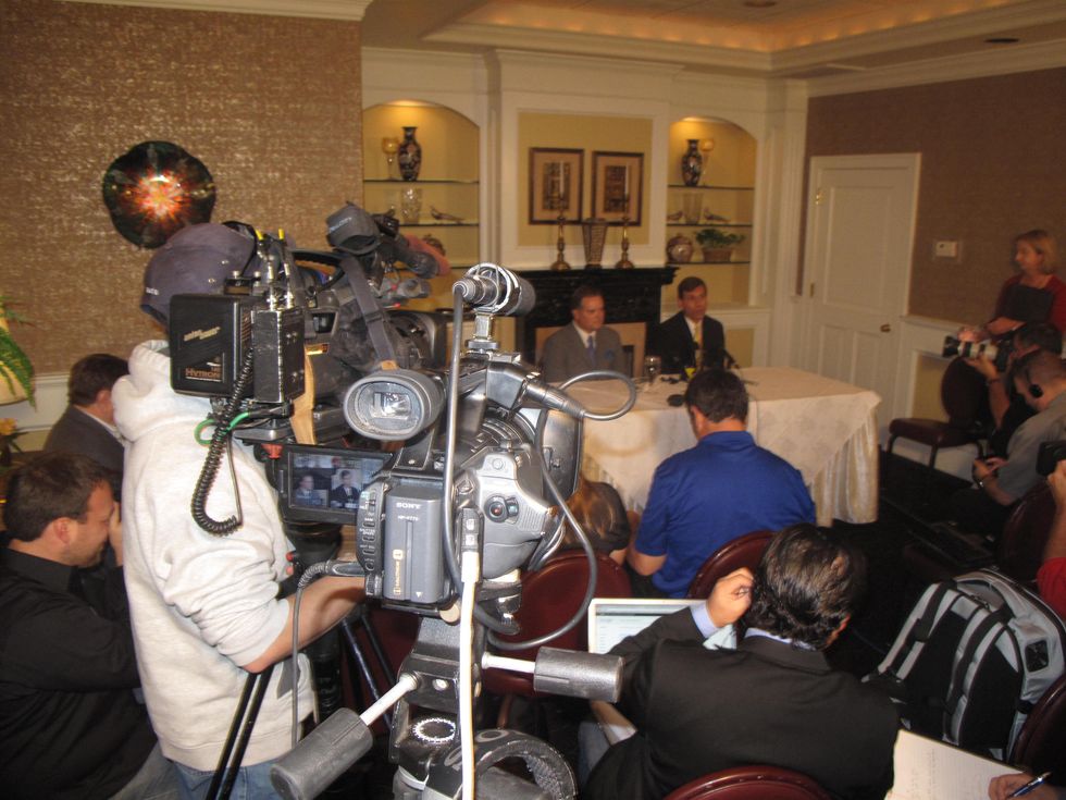 Austin Photo: News_John Flood_Tavo Hellmund_Nov 2011_press conference 2