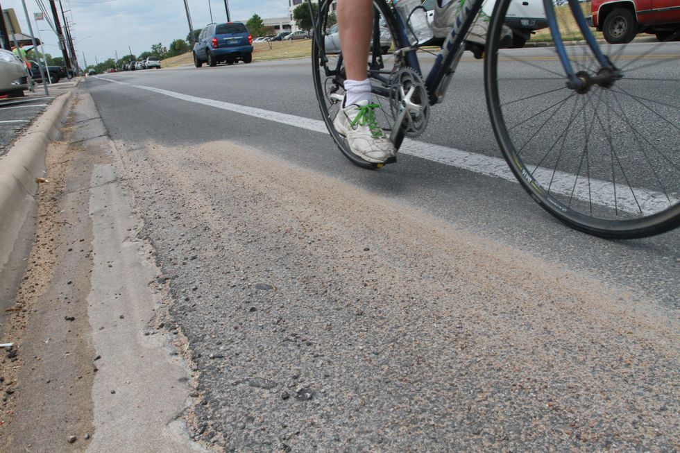 Austin Photo Set: News_Karen Brooks_Dirty Bike Lanes_July 2011_guad