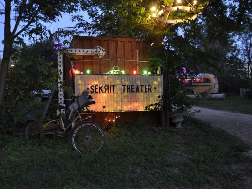 Austin Sekrit Theater sign