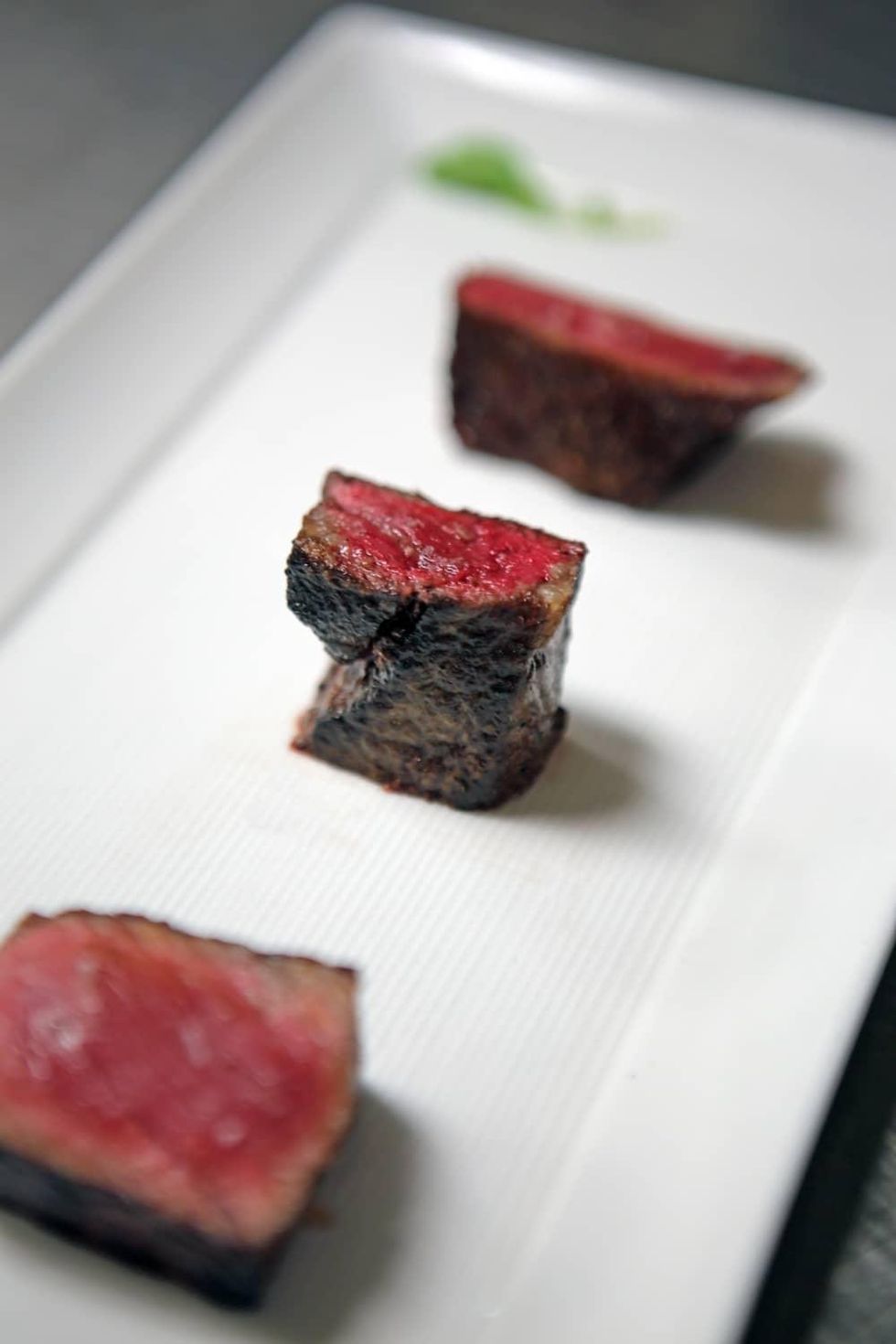 Austin Simmons Tris HeartBrand Beef steak flight