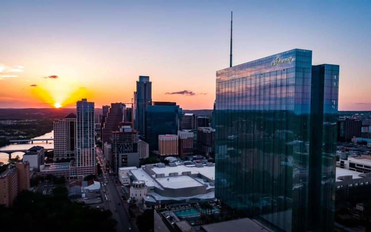 Fairmont Austin is conveniently located in the central business ...