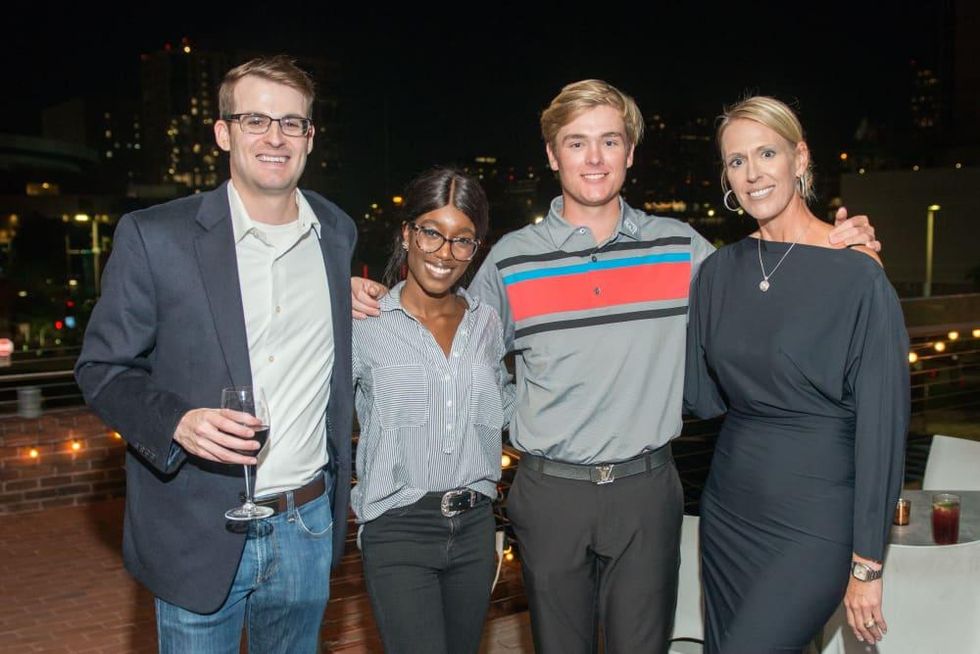 Automotive Map launch party 2019 Alex Gold, Daisha Mitchell, Steven Campbell, and Elissa Walker Campbell