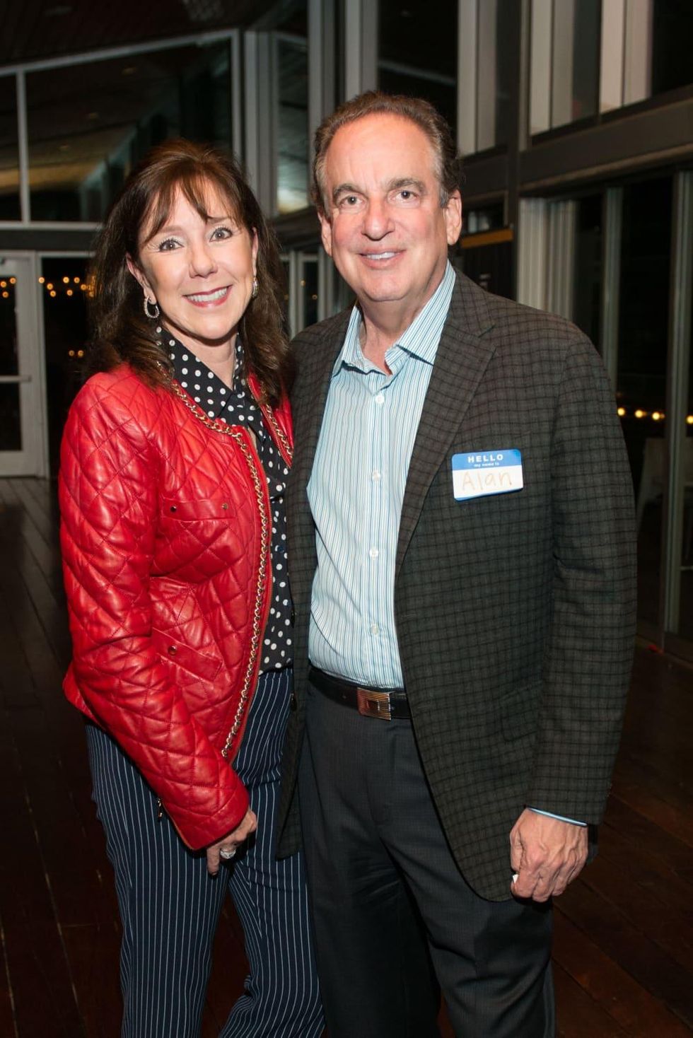 Automotive Map launch party 2019 Elizabeth and Alan Stein