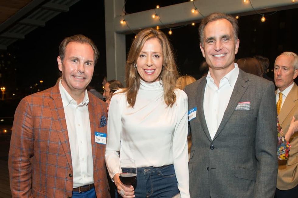 Automotive Map launch party 2019 Erin and Deedee Howes and David Gow