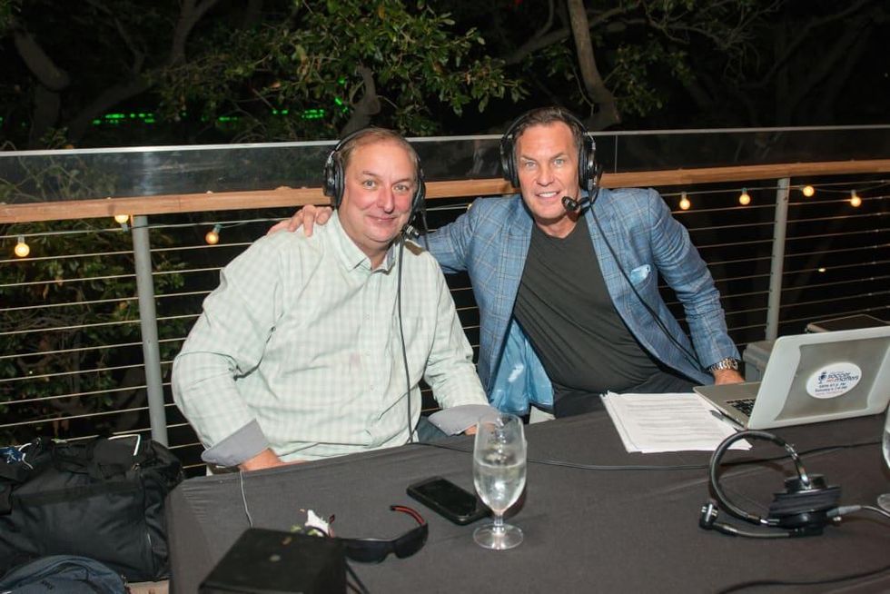 Automotive Map launch party 2019 Fred Faour and Glenn Davis