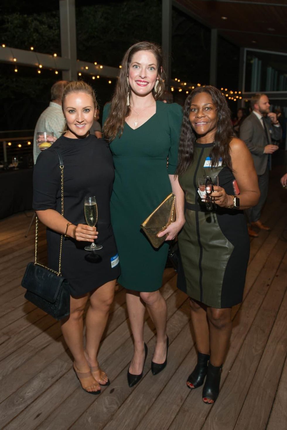 Automotive Map launch party 2019 Kristina Anderson, Marissa Lucas, and Judith Goode