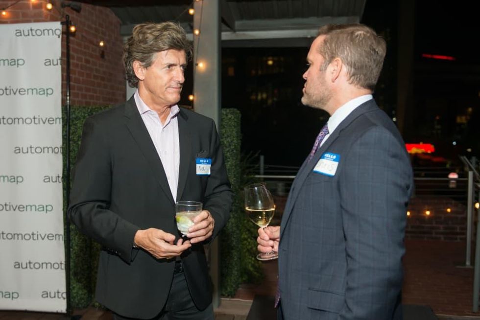 Automotive Map launch party 2019 Nick Florescu and Chris Dvorachek