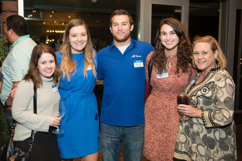 Automotive Map launch party 2019 Savannah Evans, Natalie Harms, Ben Griffin, Taylor Anne Adams, and Laura Beavers