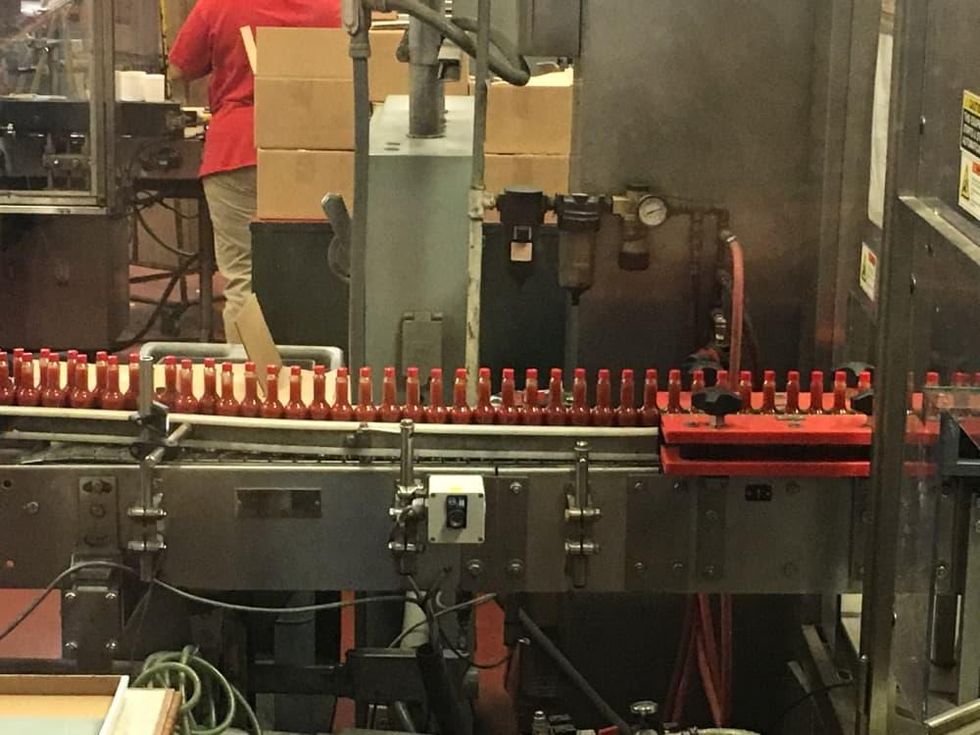 Avery Island: Tabasco bottling