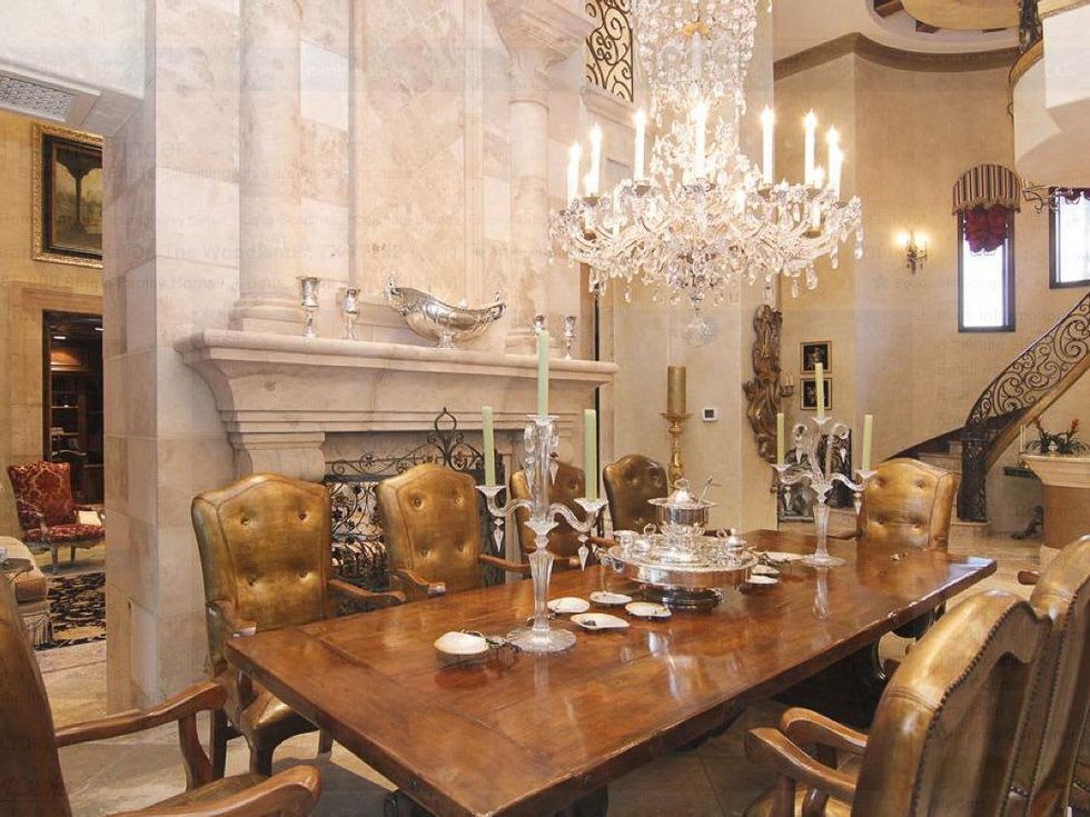 Avery Johnson mansion for sale The Woodlands Spring June 2013 dining room