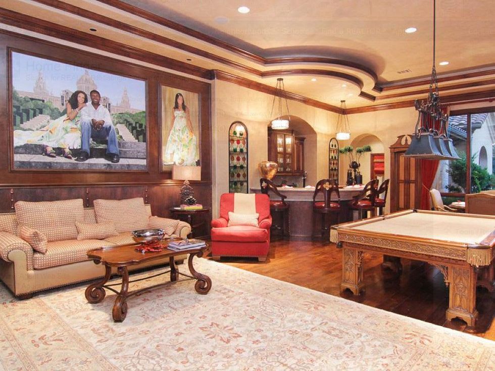 Avery Johnson mansion for sale The Woodlands Spring June 2013 game room