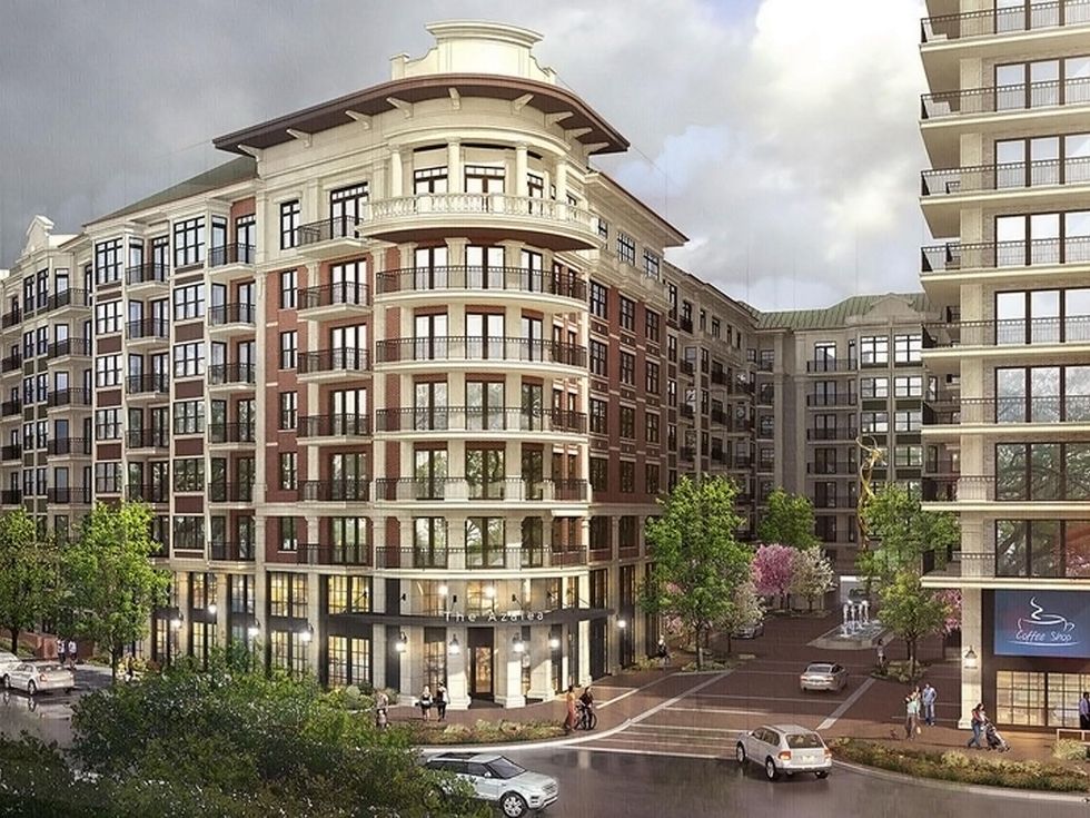 Azalea Court apartment complex mixed use rendering February 201