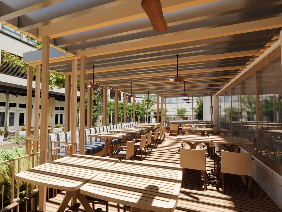 Azumi patio rendering