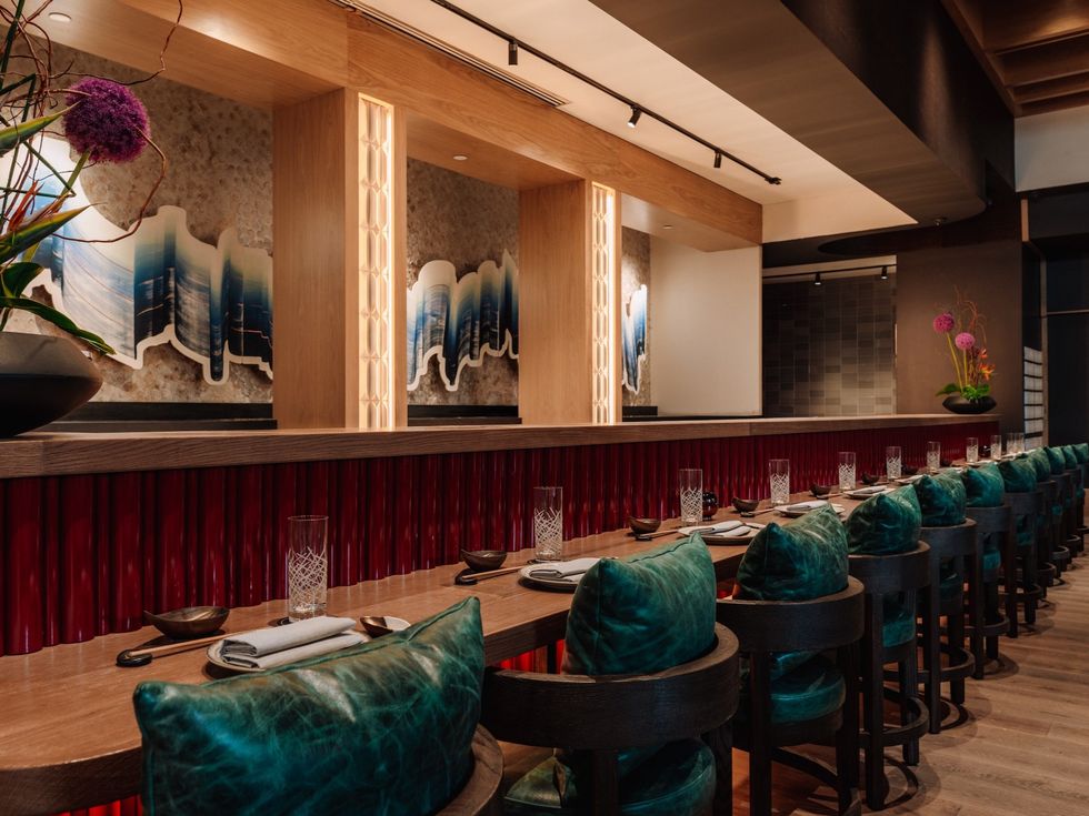 Azumi restaurant counter