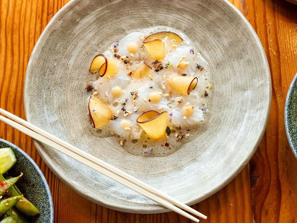 Azumi restaurant crudo