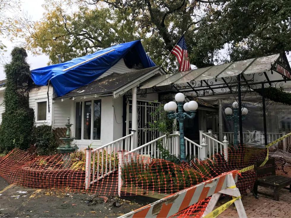 Baba Yega after fire closed