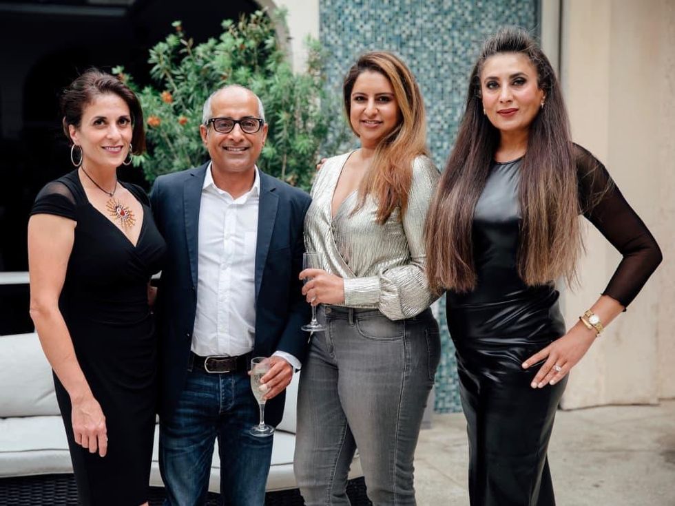 Back Sarghi Sharma, Jessie Mann, Poonam Thandi, Amrit Thandi at Little Black Dress Designer 2017