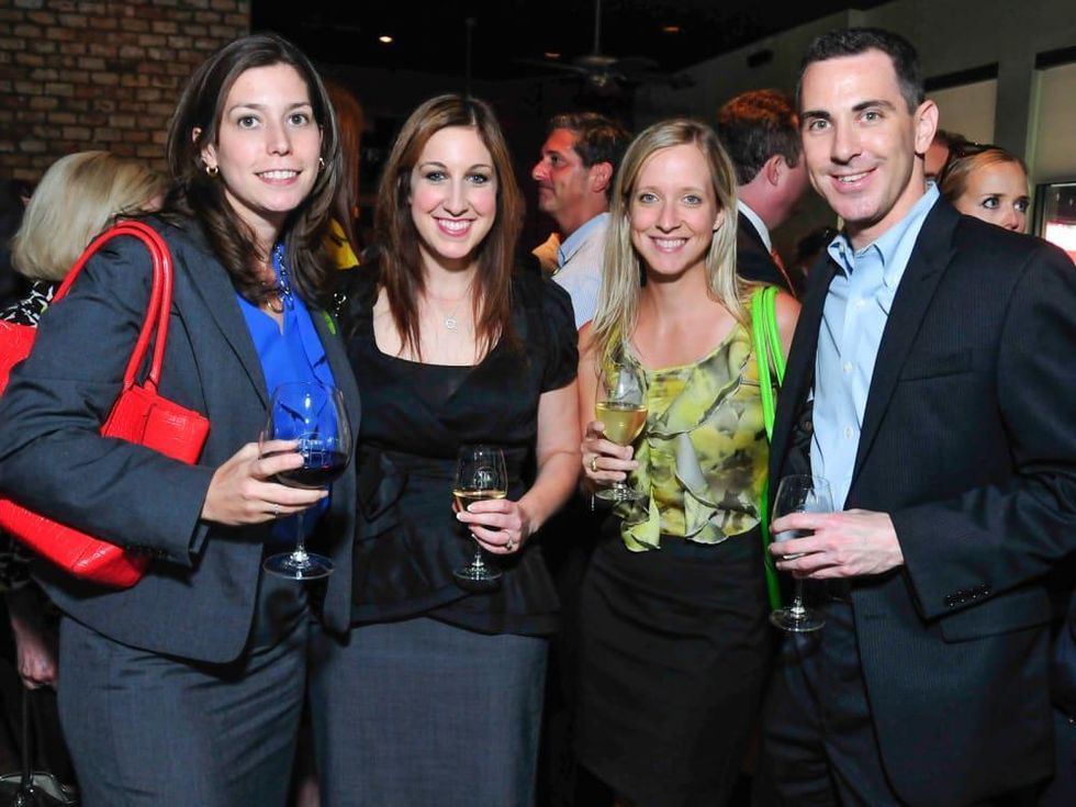 Back to School with SEARCH closing party August 2013 Cassie McGarvey, Jennifer Brand, Kimberly Evans, David Stockel