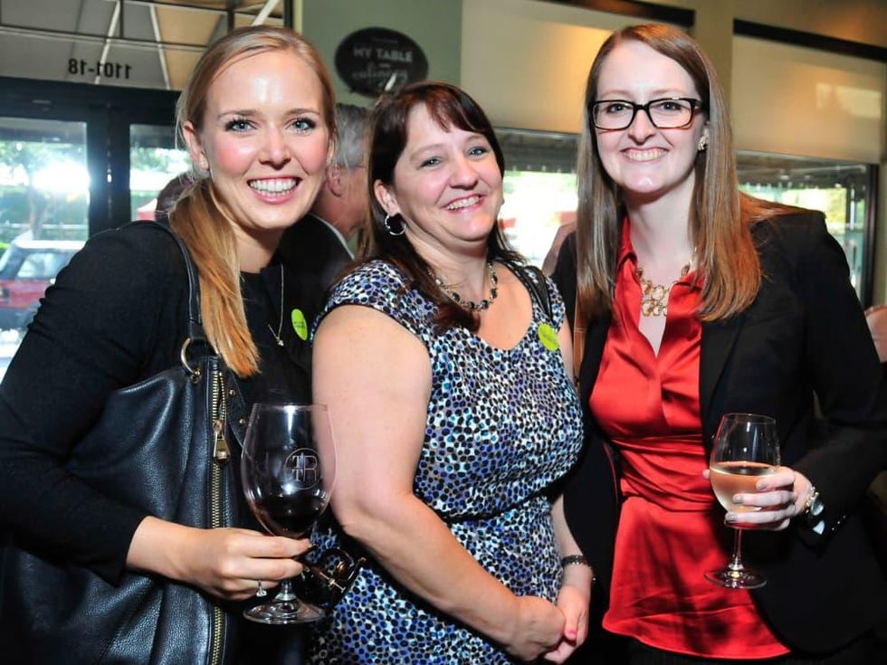 Back to School with SEARCH closing party August 2013 Kasi Chadwick, Marlene Nellums, Carey Hain