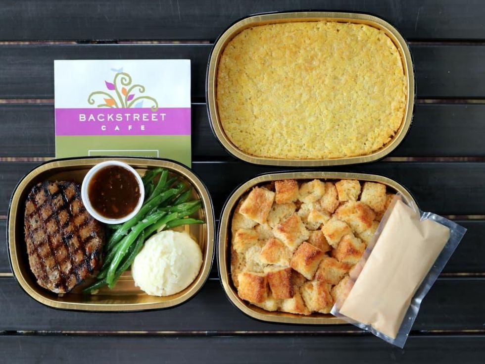 Backstreet Cafe H-E-B takeaway meals