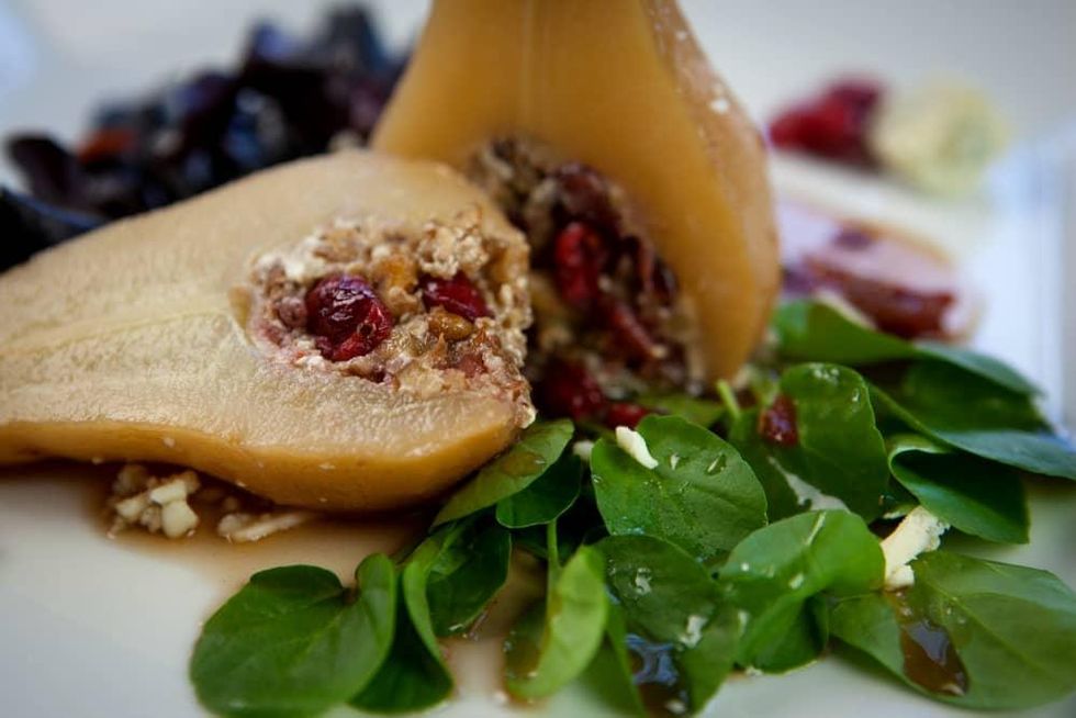 Backstreet Cafe warm pear salad