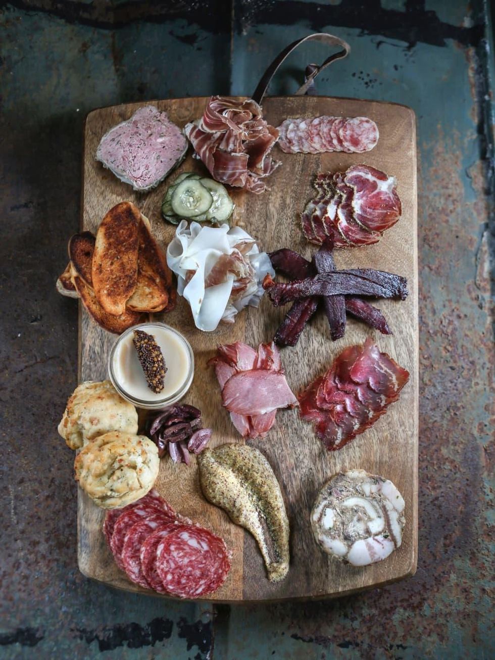 Bacon Bros charcuterie platter