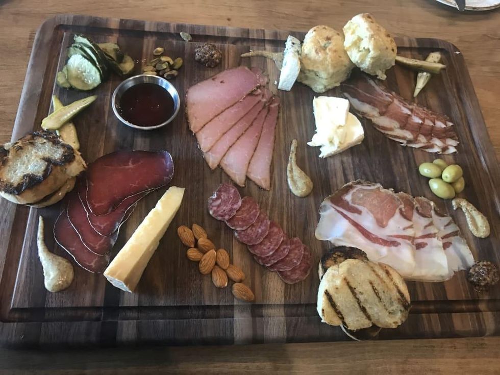 Bacon Bros charcuterie platter