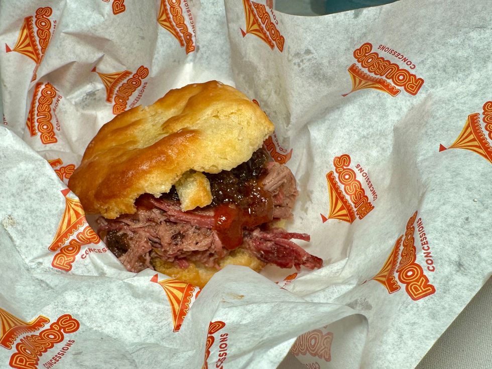 Bacon Jam Brisket Biscuit \u200bRousso\u2019s Fat Bacon