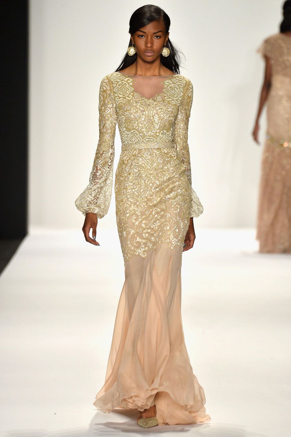 Badgley Mischka evening gown fall 2014 collection