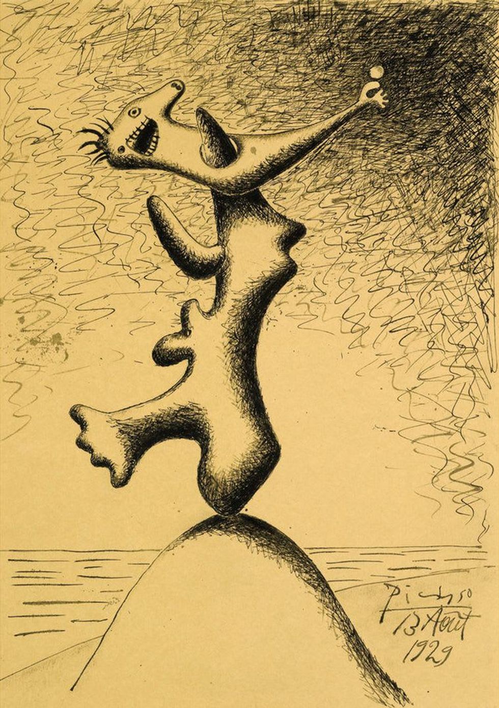 'Baigneuse au ballon' by Pablo Picasso