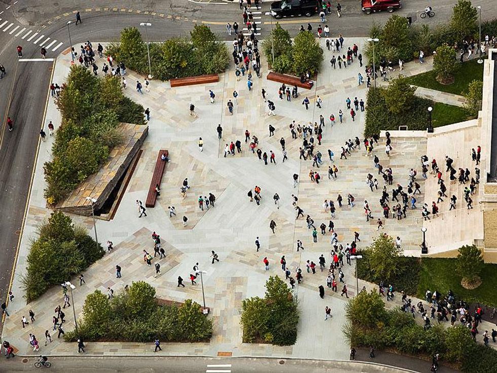 Bailey Plaza at Cornell University