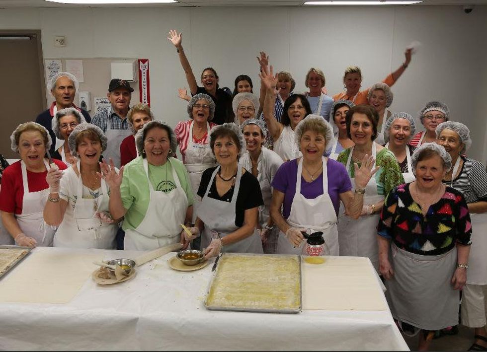 Baklava making video