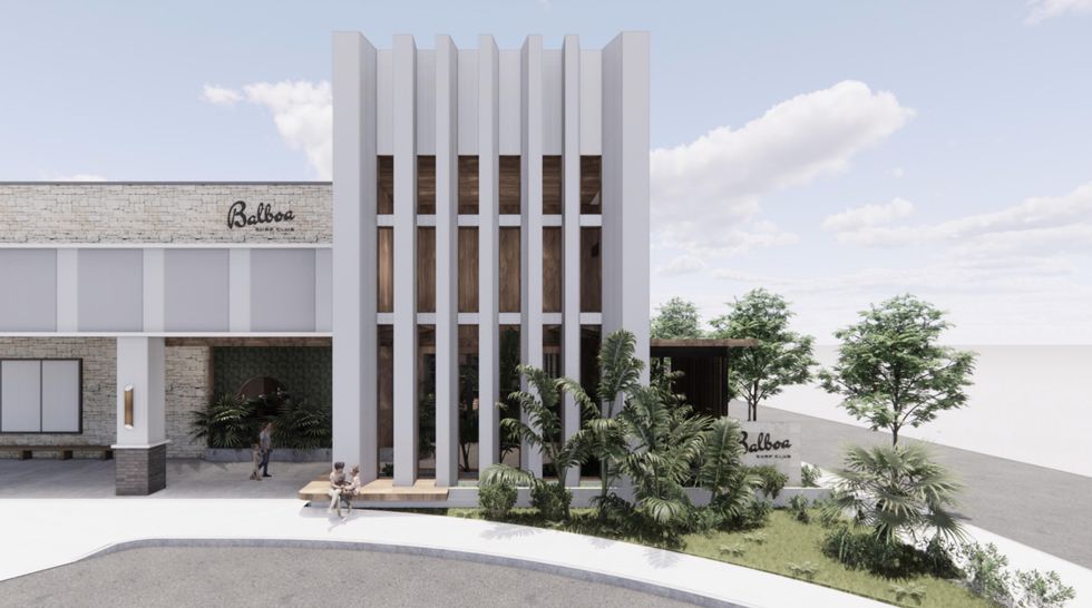 Balboa Surf Club exterior rendering