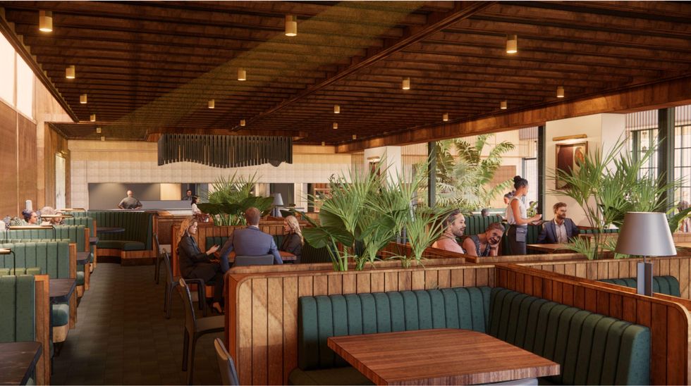 Balboa Surf Club interior rendering