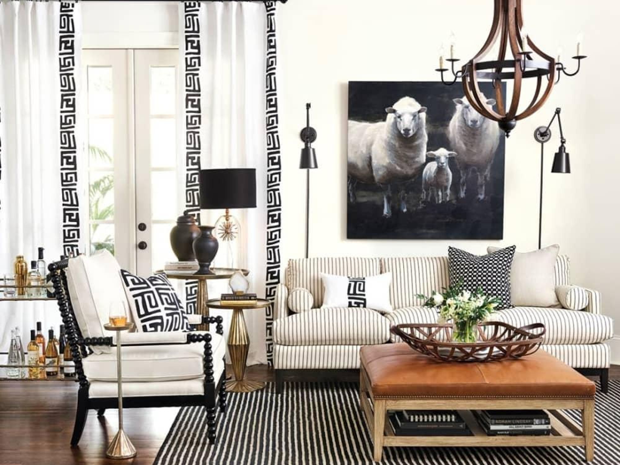 Ballard Designs living room