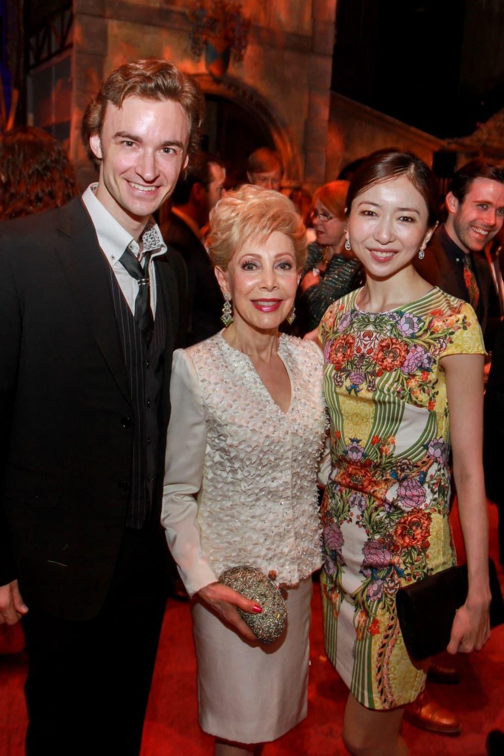 Ballet On Stage Dinner 6/16 Jared Matthews, Margaret Williams, Yuriko Kajiya_Photo by Gary Fountain.