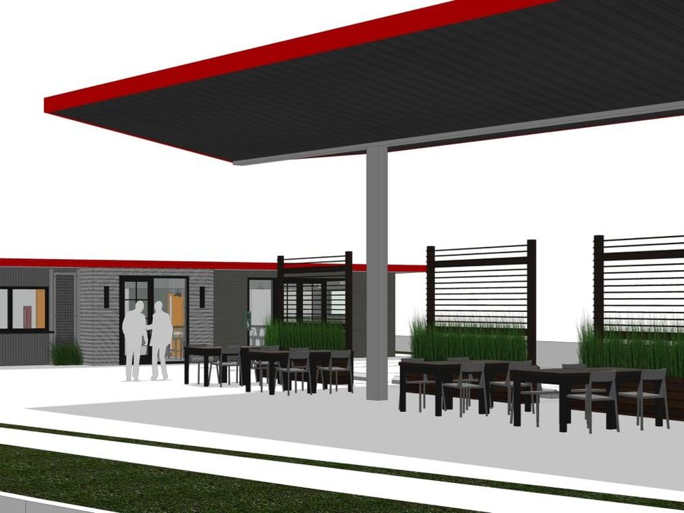 Balls Out Burger rendering