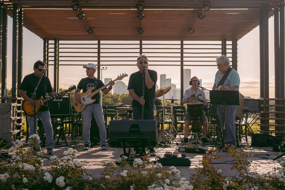 Band performing at Riverhouse