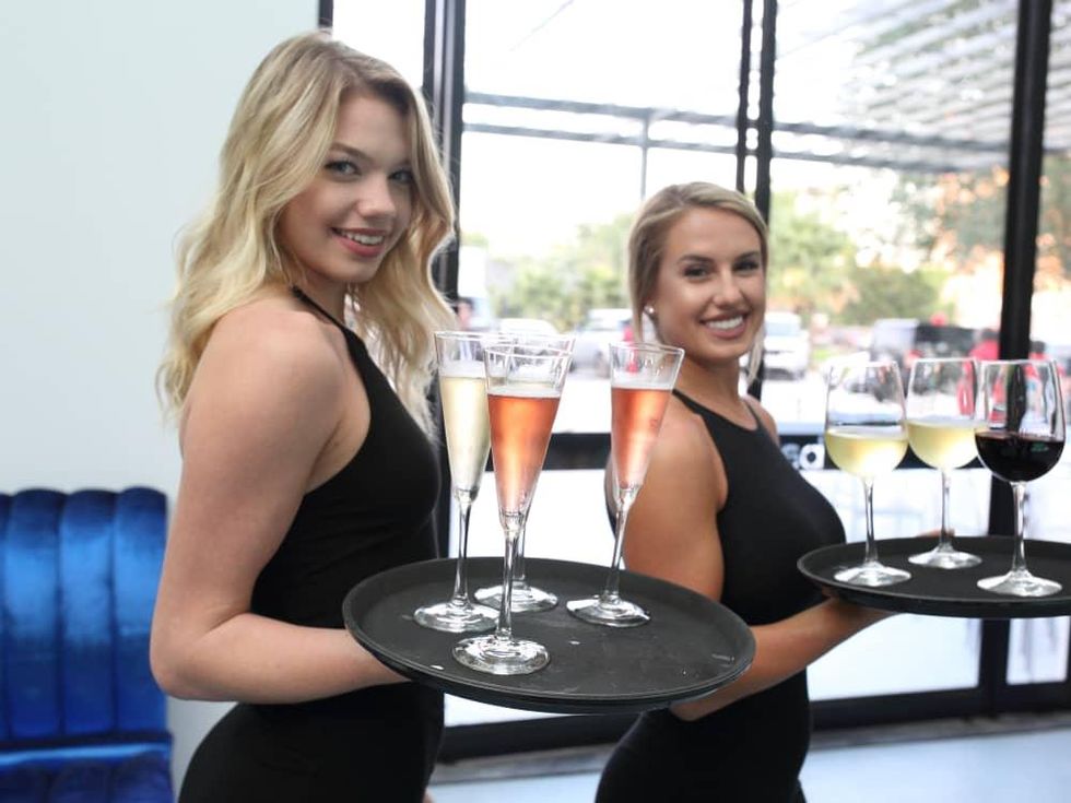 Bar Bleu opening, 6/16, cocktail servers