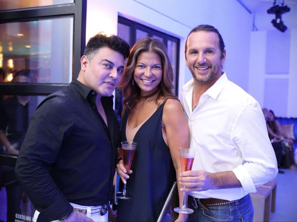 Bar Bleu opening, 6/16, Edward Sanchez, Selena Macky, John Tamborello