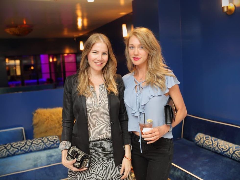 Bar Bleu opening, 6/16, Lilian Rendon, Leslie Sharp