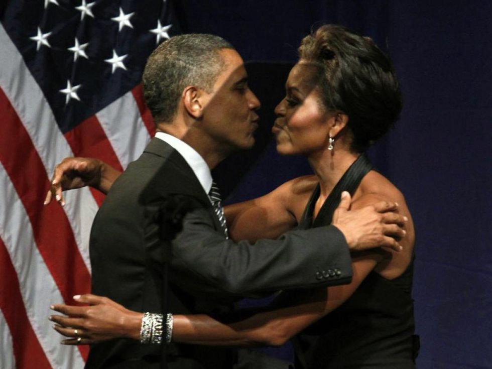 Barack Obama and Michelle Obama diamond bracelets diamond cuffs