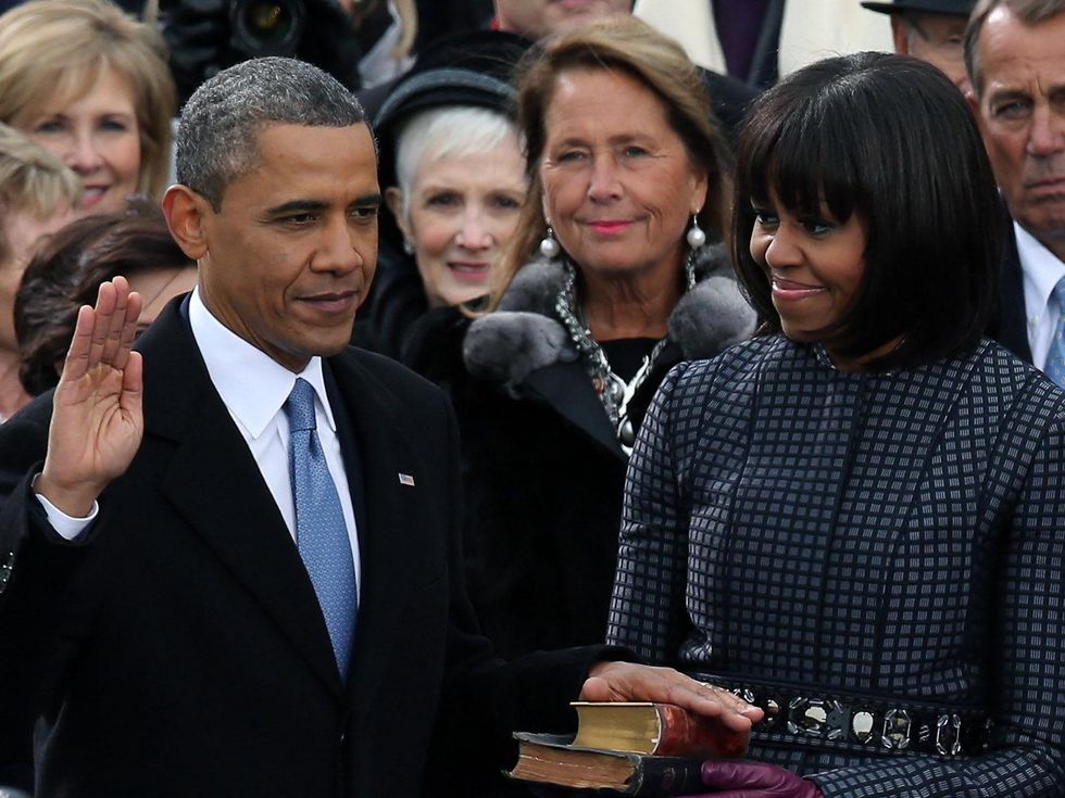 Barack Obama, Michelle Obama, inauguration, January 2013