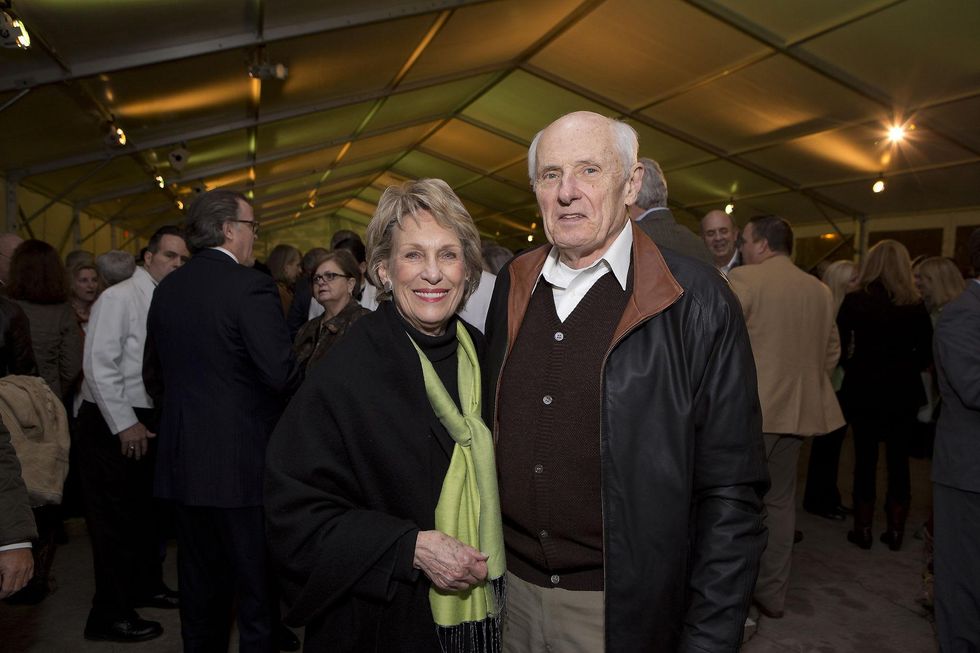 Barbara and Louis Sklar at the Memorial Park Conservancy benefit February 2015