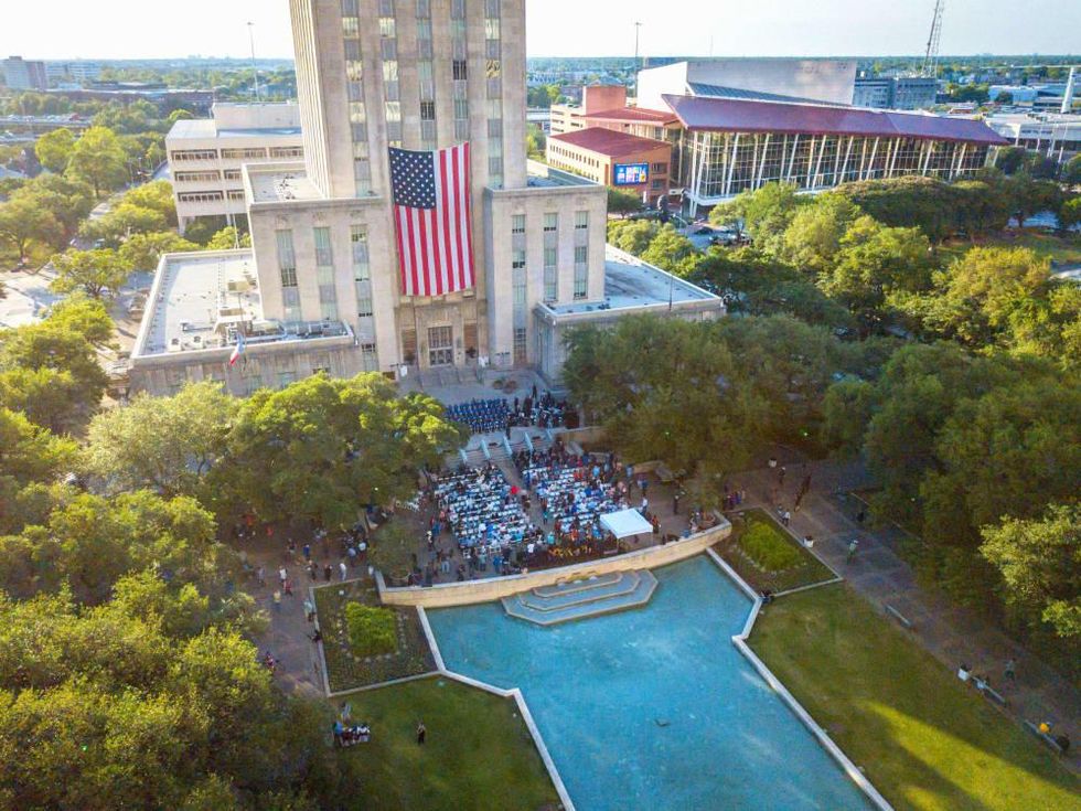 Barbara Bush City Hall memorial