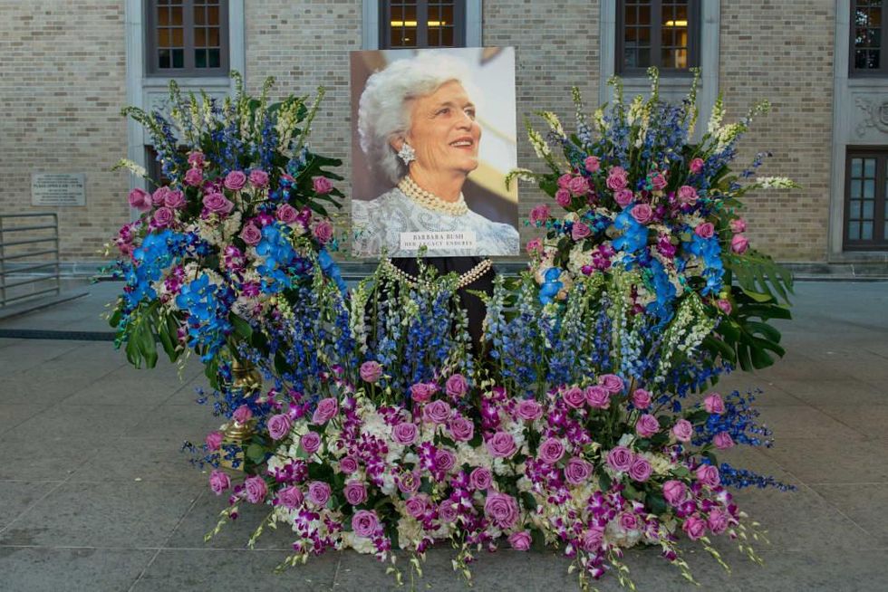 Barbara Bush City Hall memorial