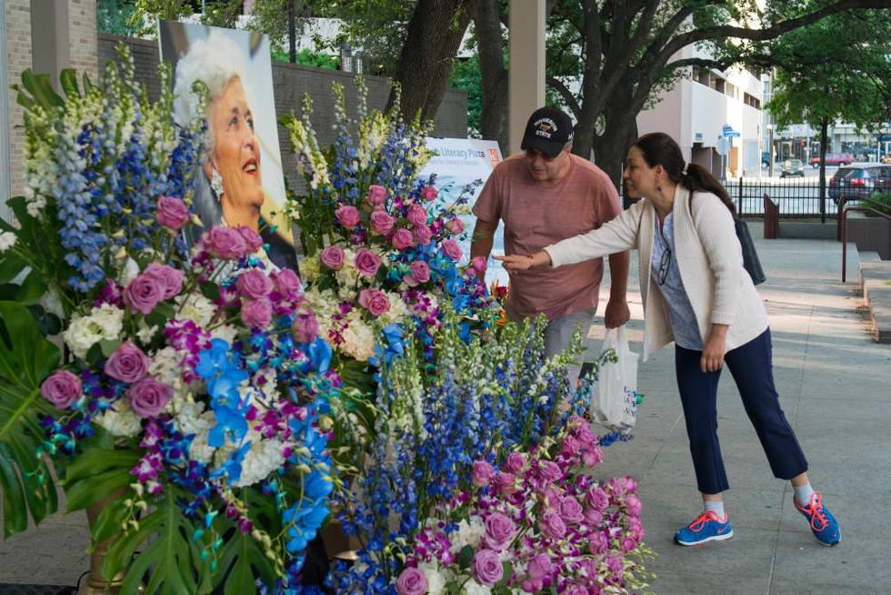 Barbara Bush City Hall memorial