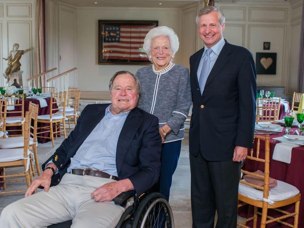 Barbara Bush Literacy Luncheon, 4/16, President George H.W. Bush, Barbara Bush, Jon Meachem
