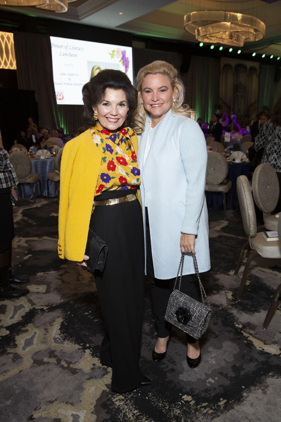 Barbara Bush Power of Literacy Luncheon Julie Andrews 2019 Linda McReynolds and Merritt Marinelli