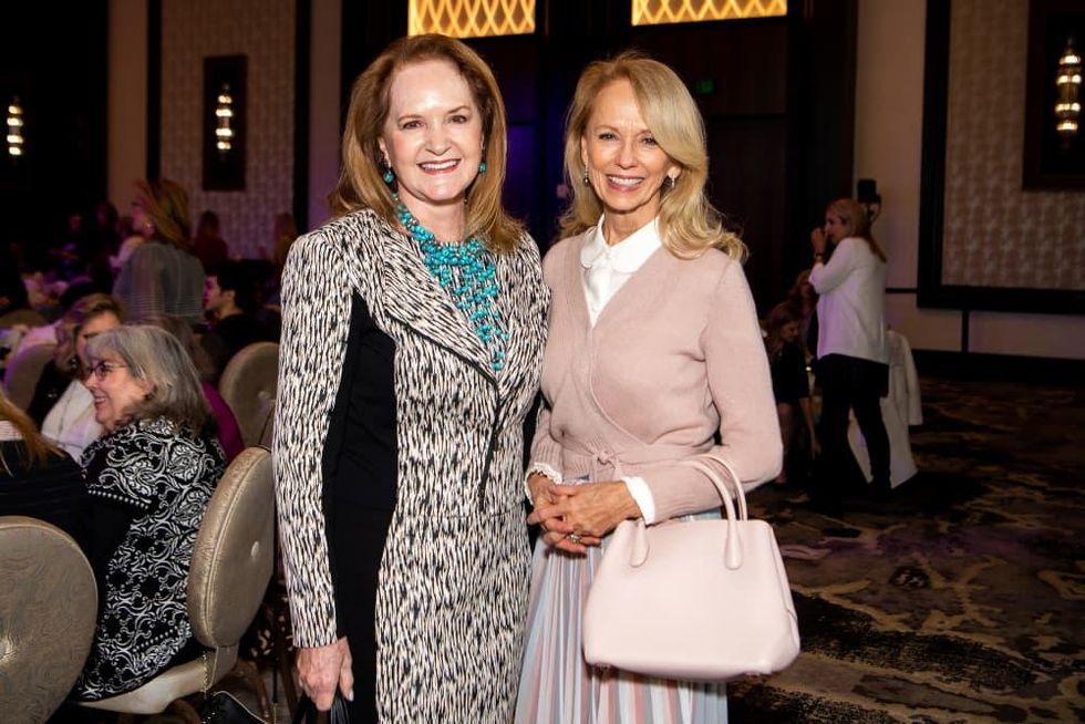Barbara Bush Power of Literacy Luncheon Julie Andrews 2019 Sandy Barrett and Susan Sarofim